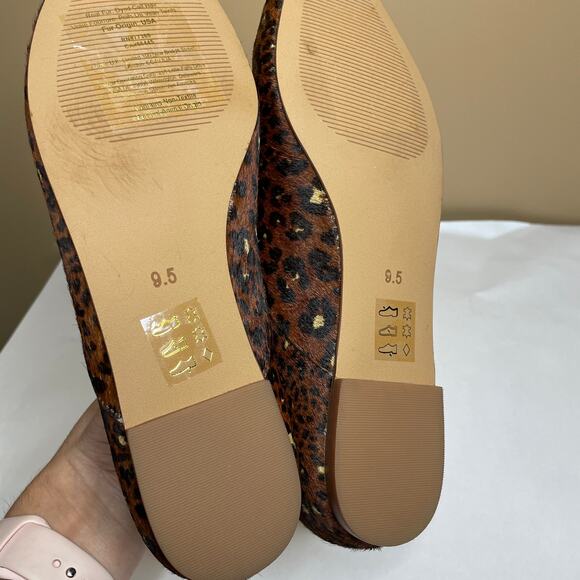 Madewell The Frances Skimmer Leopard Brown Black Flats Loafers 9.5 - Picture 10 of 11
